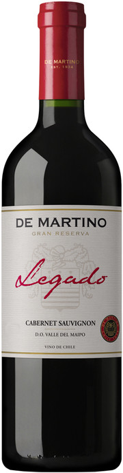 Вино   De Martino  Legado   Cabernet Sauvignon Ледаго  Каберне Совиньон  2017     750 мл