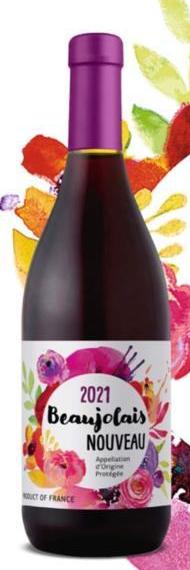 Вино сухое красное Trilles Beaujolais Nouveau  Трий Божоле Нуво 2021 750 мл