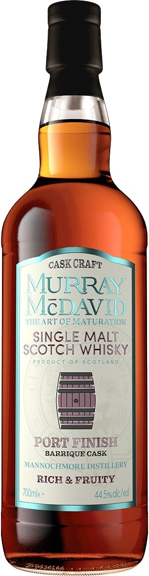 Виски Murray McDavid Cask Craft Mannochmore Port Finish 700 мл 44,55