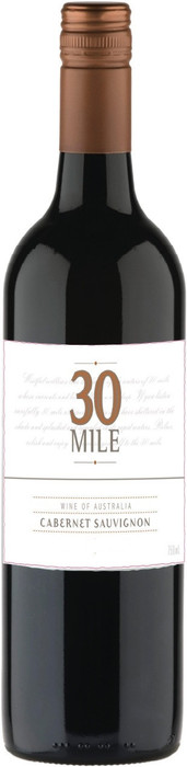Вино  30 Mile Cabernet Sauvignon  30 Майл   Каберне Совиньон 2019  750 мл