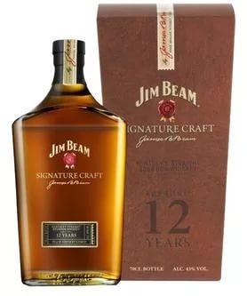 Виски (бурбон) Jim Beam Signature Craft 12 Y.O. gift box  700 мл