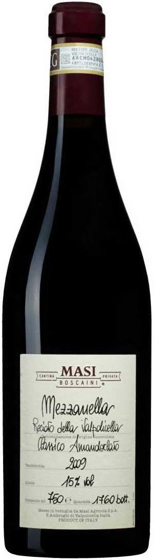 Вино Masi Mezzanella Amandorlato Recioto della Valpolicella Classico DOC Медзанелла Амандорлато Речото делла Вальполичелла Классико 2009 750 мл