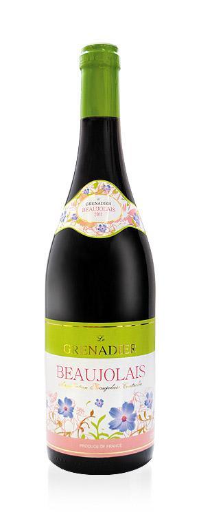 Вино географического наименования Le Grenadier Beaujolais AOC Ле Гренадер Божоле АОС 750 мл