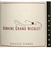 Вино Domaine Grand Nicolet  Vieilles Vignes Rasteau AOC Домен Гран Николе 2013 750 мл