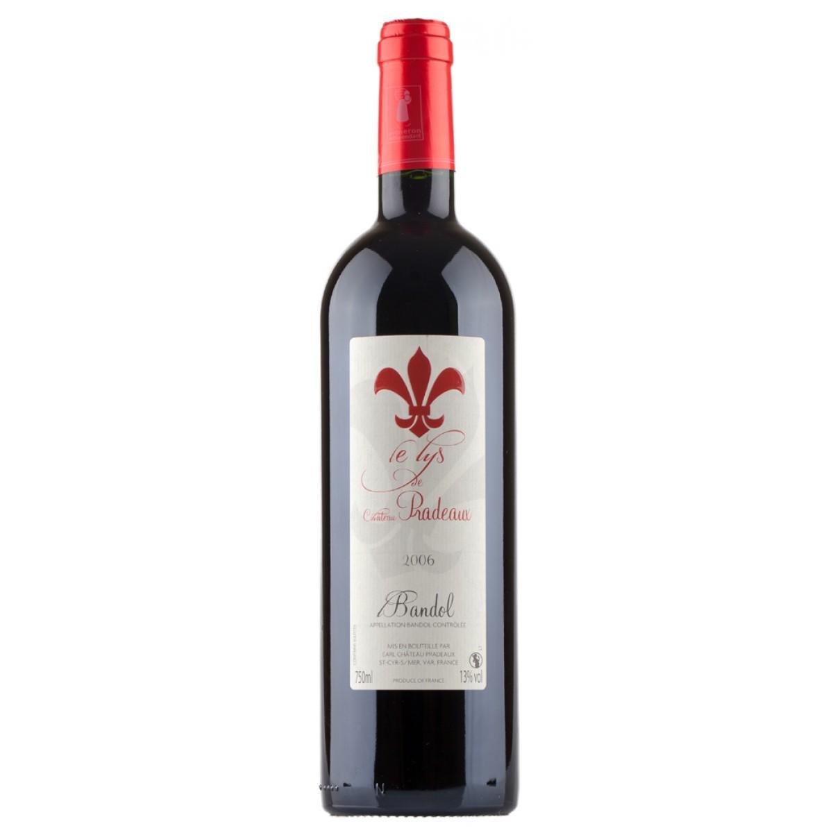 Вино Chateaux Pradeaux Le Lys de Шато Прадо Ле Лис де 2006 750 мл