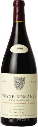Вино Henri Jayer Vosne-Romanee 1er Cru Cros-Parantoux  1999   750 мл  13%