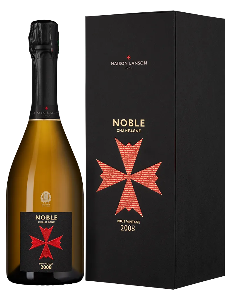 Шампанское Lanson Noble Champagne  Brut  Gift Box 2012 750 мл 