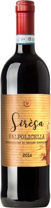 Вино Valore Siresa Valpolicella DOС Валоре Сиреза Вальполичелла 2016 750 мл
