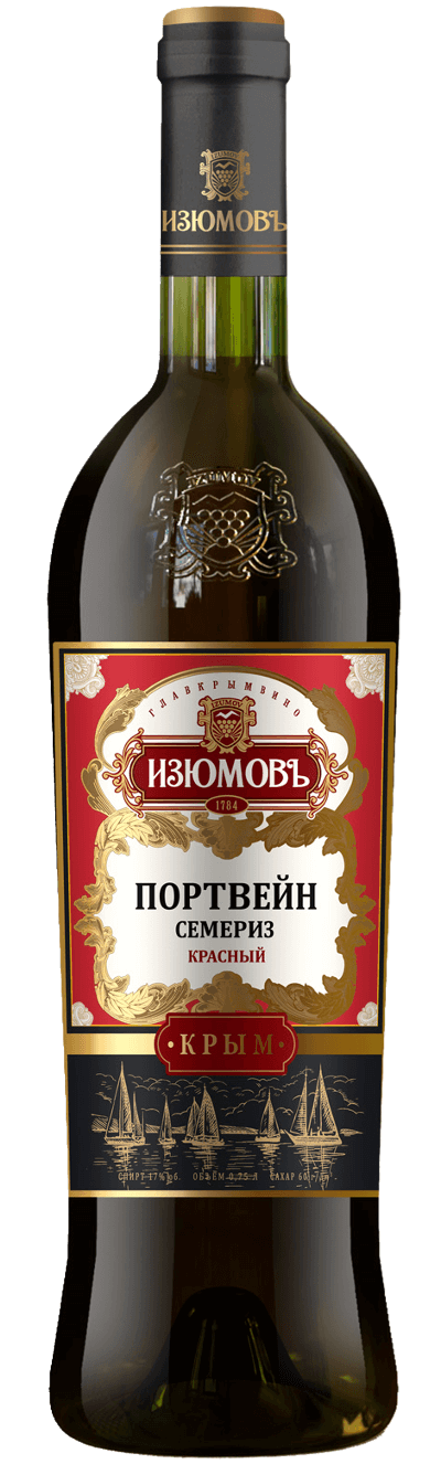 Портвейн Изюмовъ Семериз  Красный 750 мл