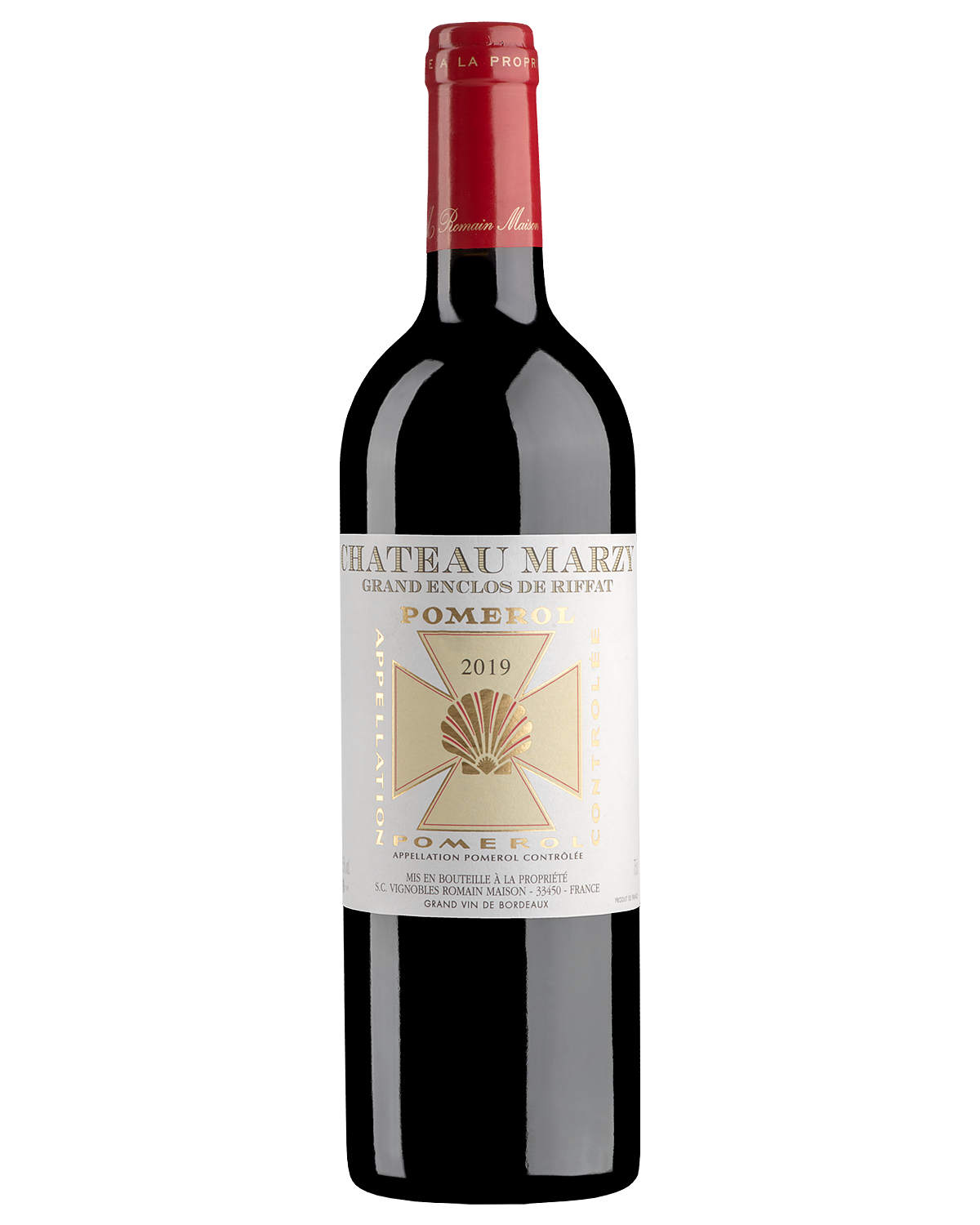 Вино Chateau Marzy Grand Enclos de Riffat Pomerol AOC  2019  750 мл