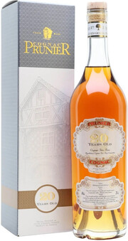 Коньяк  Prunier 20 Years Old Fins Bois AOC  gift box  700 мл