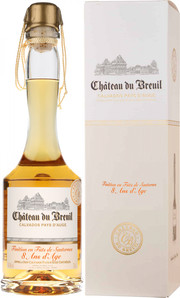 Кальвадос  Chateau du Breuil  Finition en Fûts de Sauternes 8 ans d’Age  gift box  700 мл