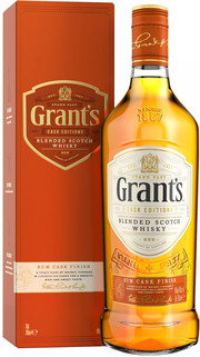 Виски  Grant's  Rum Cask Finish, gift box  700 мл