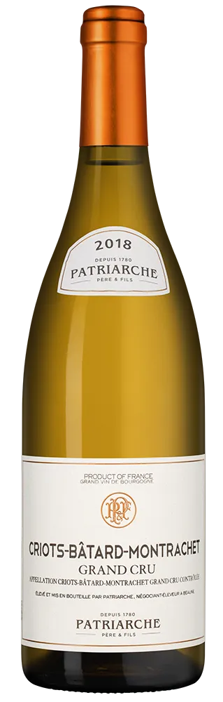 Вино Patriarche Criots-Batard-Montrachet Grand Cru 2018  750 мл
