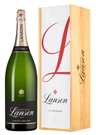 Шампанское Lanson Le Black Création 257 Brut в подарочной коробке 2014 3000 мл 12,5%
