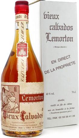 Calvados Lemorton Vintage gift box Лемортон  Винтаж  в подарочной коробке 1989 700 мл