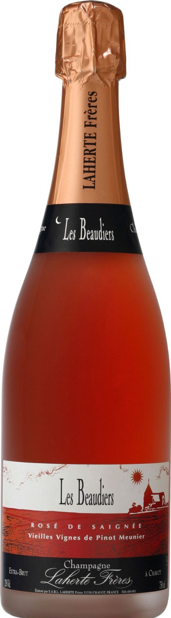 Шампанское  Les Beaudiers Rose de Saignee Vieilles Vignes de Pinot Meunier 750 мл