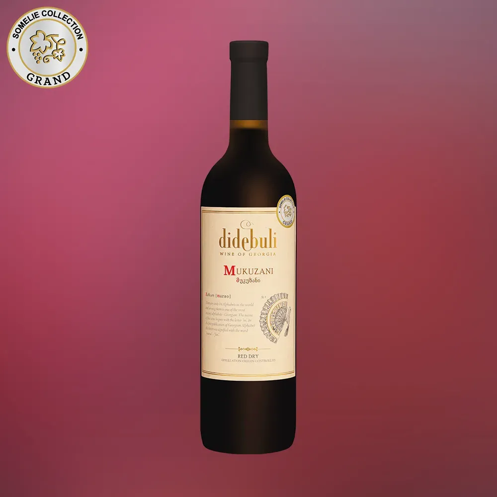 Вино красное сухое Didebuli Mukuzani Дидебули Мукузани 750 мл  11,5%