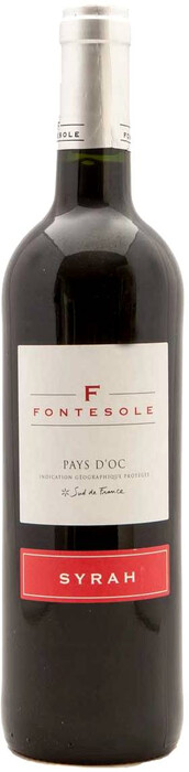 Вино  Fontesole Syrah   Pays d'Oc  red  750 мл