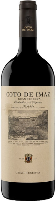 Вино Coto de Imaz Gran Reserva Rioja DOC 1500 мл  14%