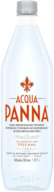 Вода  Acqua Panna  Аква Панна Негазированная  ПЭТ  1000 мл