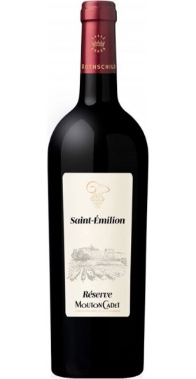 Вино Reserve Mouton Cadet Saint-Emilion AOС Резерв Мутон Каде Сент-Эмилион 2018  750 мл