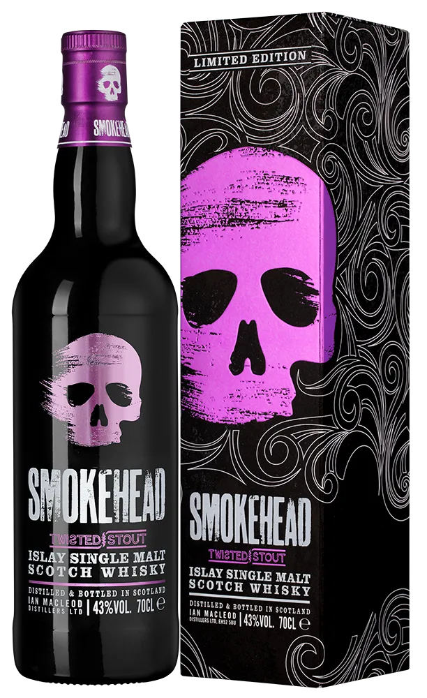 Виски Smokehead Twisted Stout gift box  700 мл