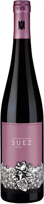 Вино Reichsrat von Buhl  Suez  Spatburgunder Rose  Райхсрат фон Буль  Зуец Шпетбургундер Розе 2016 750 мл