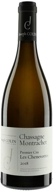 Вино Domaine Joseph Colin Chassagne-Montrachet 1er Cru Les Chenevottes AOC  2019 750 мл