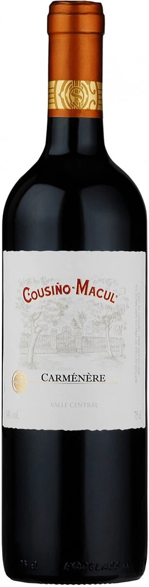 Вино Cousino-Macul  Carmenere  Central Valley   2022  750 мл