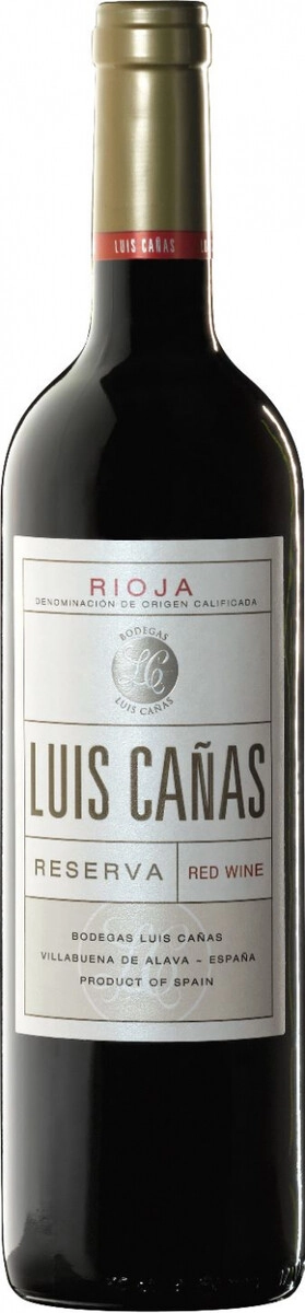 Вино  Luis Canas  Reserva 2019   750 мл 14,5%