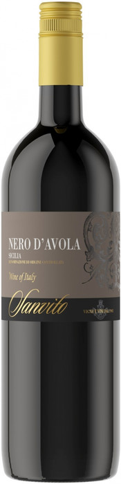 Вино   Sanvito  Nero d'Avola, Sicilia DOC  Санвито  Неро д'Авола 750 мл