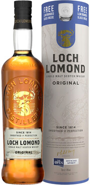 Виски Loch Lomond Original Single Malt gift box with glass  700 мл