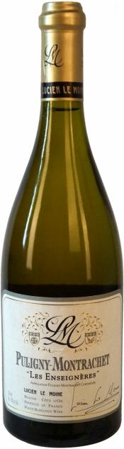 Вино Lucien Le Moine Puligny-Montrachet  Les Enseigneres AOC Люсьен Ле Муан  Пюлиньи-Монраше  Лез Ансеньер 2010  750 мл
