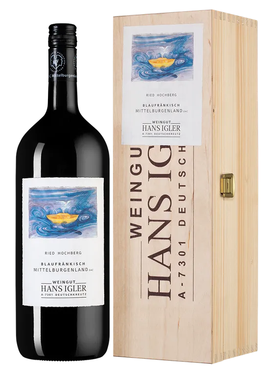 Вино Weingut Hans Igler Blaufrankisch Ried Hochberg  2018 gift box  1,5 л