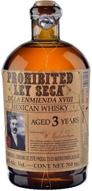 Виски Prohibited   Ley Seca  3 Years Old  700 мл  40%