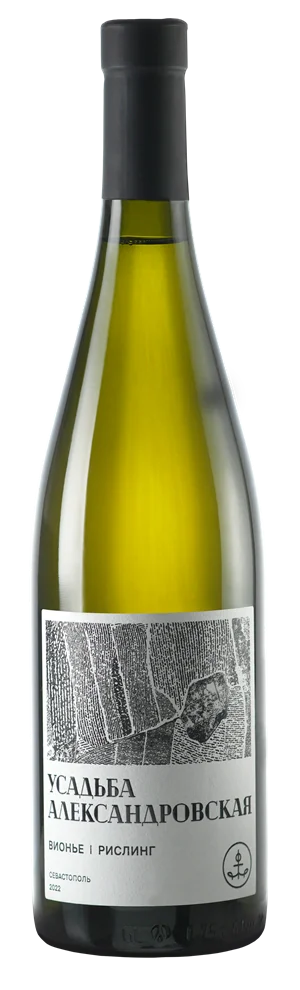 Вино Усадьба Александровская Вионье (шардоне)  Рислинг 50/50  2022  750 мл