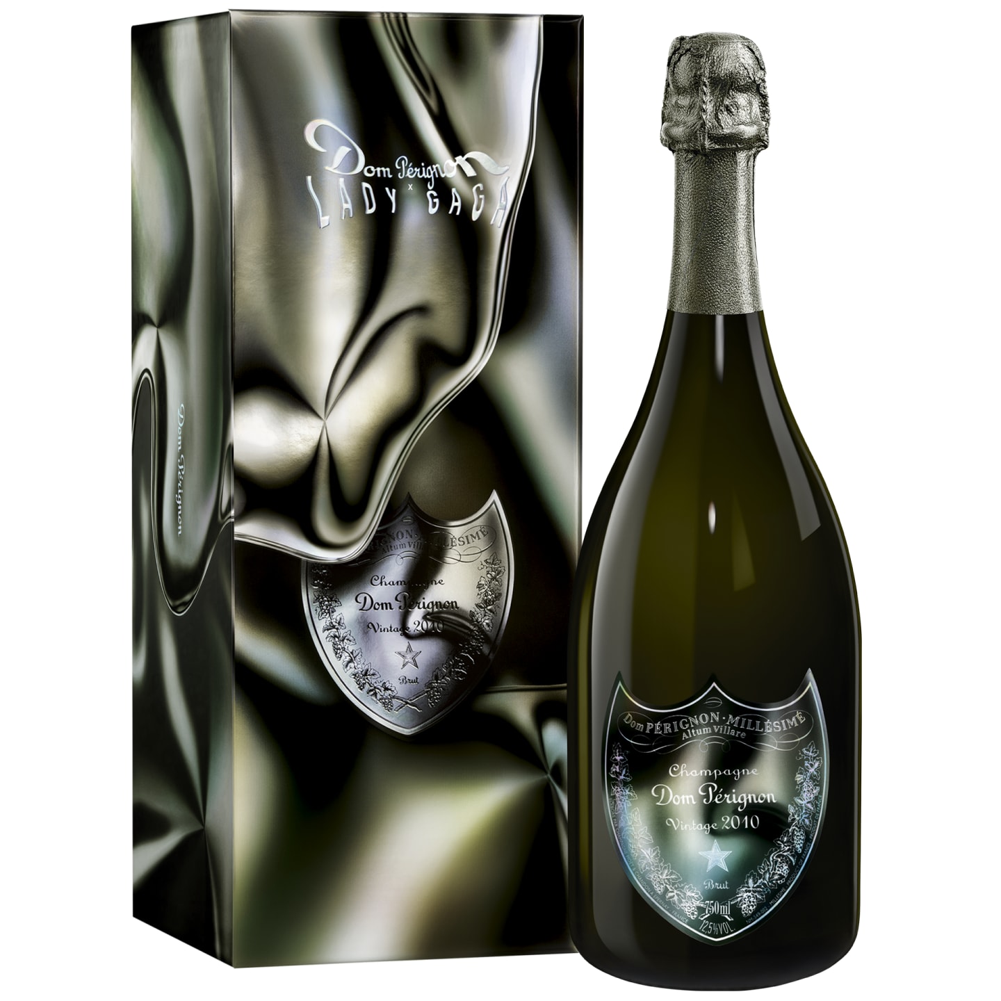 Шампанское  Dom Perignon X Lady Gaga Vintage with Gift Box 2010 750 мл