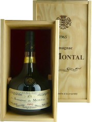 Арманьяк Armagnac de Montal  wooden box 1966 700 мл