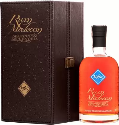 Ром Malecon  Seleccion Esplendida  leather box  1985  700 мл