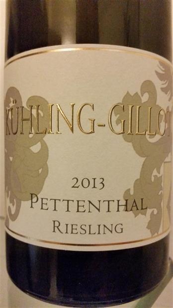 Вино Kuhling-Gillot Nierstein Pettenthal Riesling Trockenbeerenauslese Rheinhessen Кюлинг-Гилот Нирштайн Петентхаль Рислинг Трокенберенауслезе Рейнхессен 2013 375 мл
