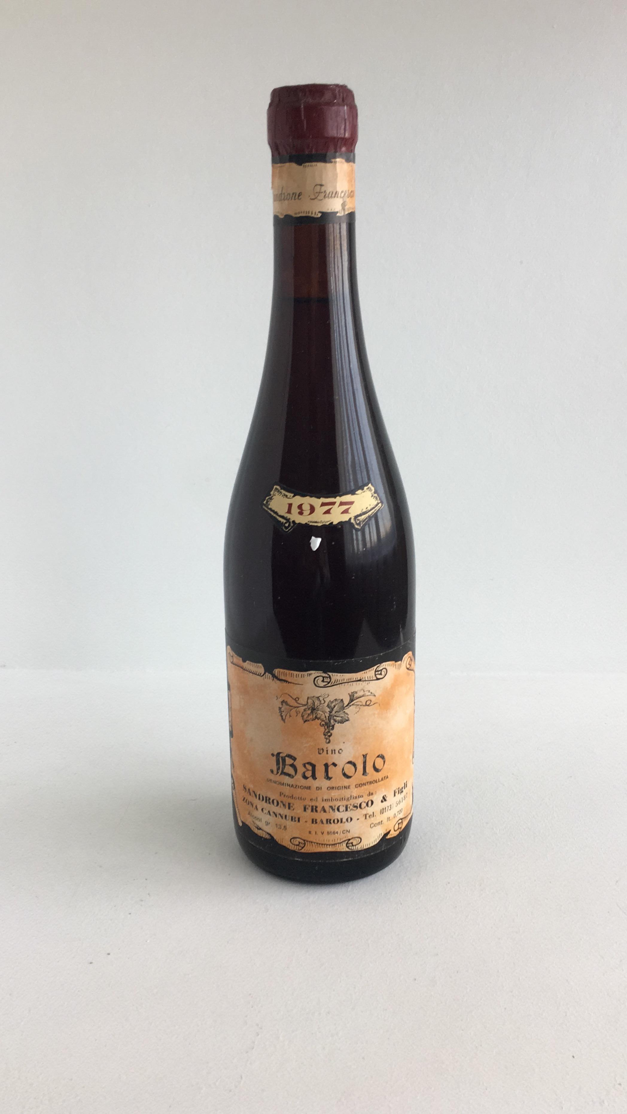 Вино Barolo Sandrone Francesco i Figli Бароло Сандроне Франческо и Фильи 1977 0,75 кр сух