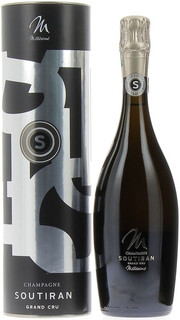 Шампанское  Soutiran Cuvée Millésimée Grand Cru Brut  2015 gift box  750 мл