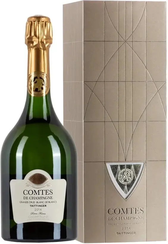 Шампанское Taittinger Comtes de Champagne Blanc de Blancs Brut gift box 2014 750 мл