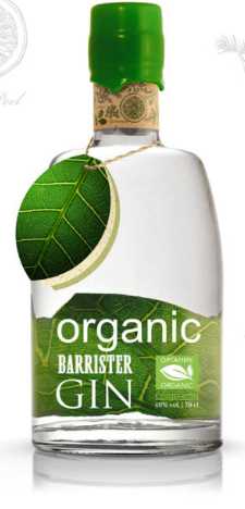 Джин Barrister  Organic Gin    700 мл