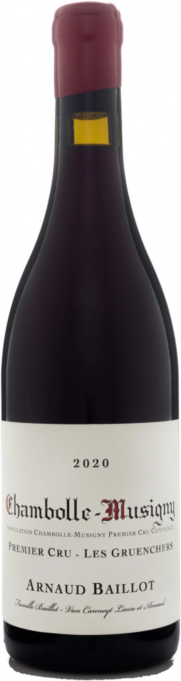 Вино   Arnaud Baillot Chambolle-Musigny Gruenchers Premier Cru AOC  2020 750 мл  13,5%