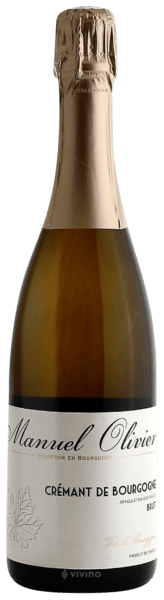 Игристое вино Manuel Olivier Cremant de Bourgogne Brut   750 мл 12%
