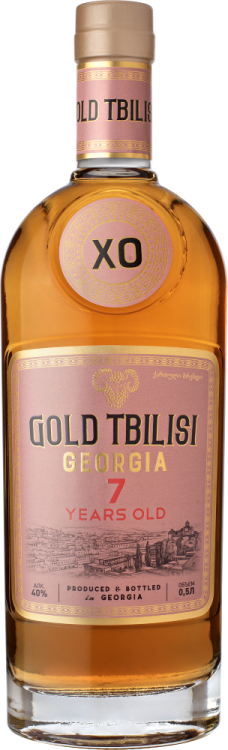 Коньяк  Gold Tbilisi XO 7 yo   500 мл  40%