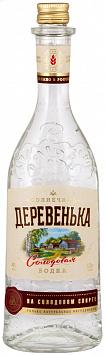 Водка Солнечная деревенька на солодовом спирте Альфа 250 мл