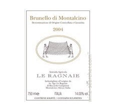 Вино  Le Ragnaie Brunello di Montalcino     2015 750 мл